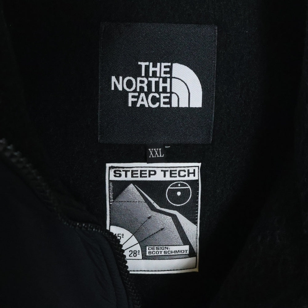THE NORTH FACE(ザノースフェイス) STEEP TECH ZIP FREECE スティープテック ジップフリースジャケット ブラック NA62001