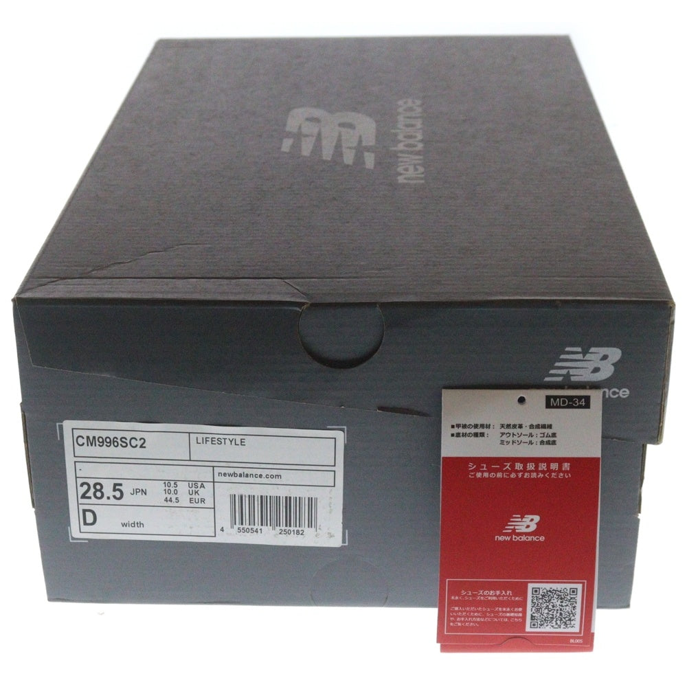 New Balance(ニューバランス) CM996SC2 スエード ローカット スニーカー グレー US10.5/28.5cm