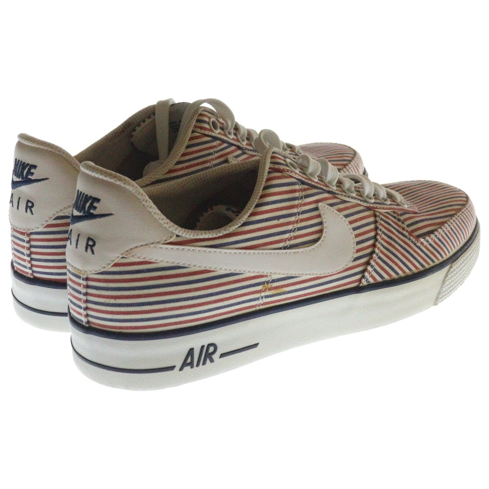 NIKE(ナイキ) 【観賞用 2014年製】 AIR FORCE 1 AC BR QS エアフォース1 ストライプ ローカットスニーカー ホワイト/レッド/ブルー US9.5/27.5cm 630939-102