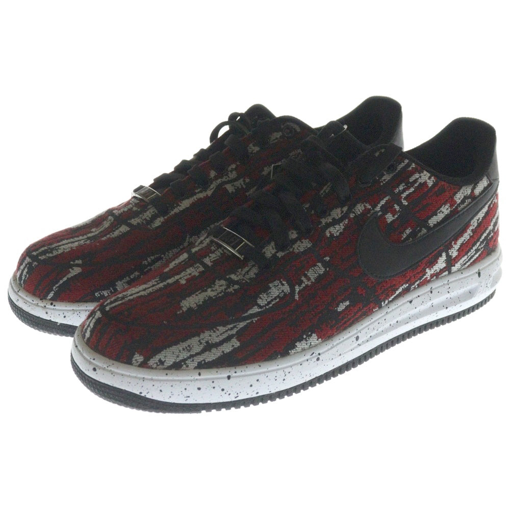 NIKE(ナイキ) 【観賞用 2014年製】 LUNAR FORCE 1 14 JACQ QS ルナフォース1 ジャガード ローカットスニーカー レッド US10.5/28.5cm 715733-600