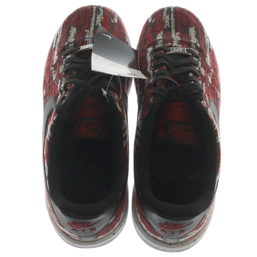 NIKE(ナイキ) 【観賞用 2014年製】 LUNAR FORCE 1 14 JACQ QS ルナフォース1 ジャガード ローカットスニーカー レッド US10.5/28.5cm 715733-600