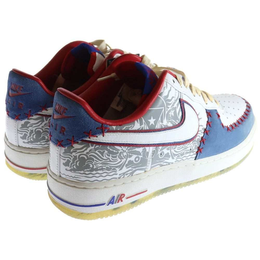 NIKE(ナイキ) 【観賞用 2013年製】 AIR FORCE 1 LOW PRM PUERTORICO エアフォース1 プエルトリコ ローカットスニーカー マルチカラー US10.5/28.5cm 579941-100