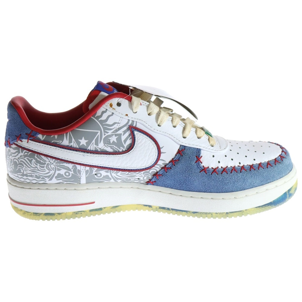 NIKE(ナイキ) 【観賞用 2013年製】 AIR FORCE 1 LOW PRM PUERTORICO エアフォース1 プエルトリコ ローカットスニーカー マルチカラー US10.5/28.5cm 579941-100