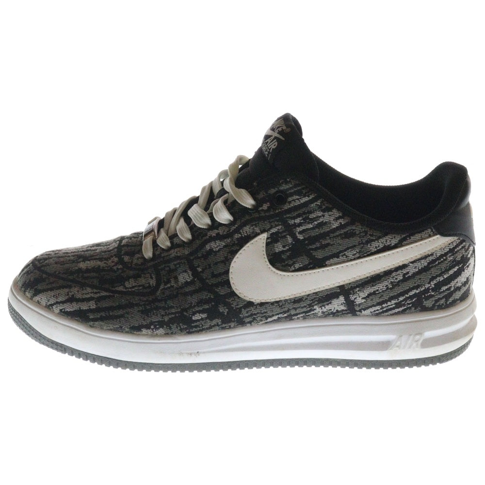 NIKE(ナイキ) 【観賞用 2014年製】 LUNAR FORCE 1 14 JACQ QS ルナフォース1 ジャガード ローカットスニーカー グレー US10.5/28.5cm 715733-001