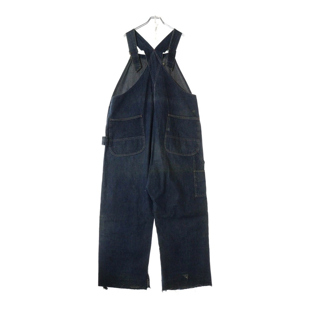 PAY DAY(ペイデイ) 40S VINTAGE J.C.PENNEY SUPER PAYDAY ヴィンテージ ジェーシーペニー スーパーペイデイ ロゴボタン マルチポケット ペインターワーク デニム オーバーオール