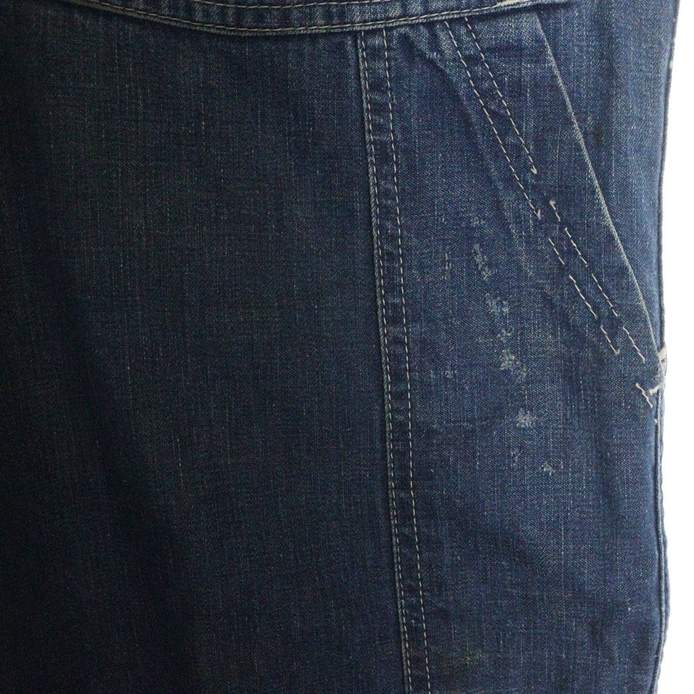 VINTAGE(ヴィンテージ) 60S VINTAGE CARTER'S ヴィンテージ カーターズ マルチポケット ブランドロゴボタン ペインターワーク デニム オーバーオール インディゴ