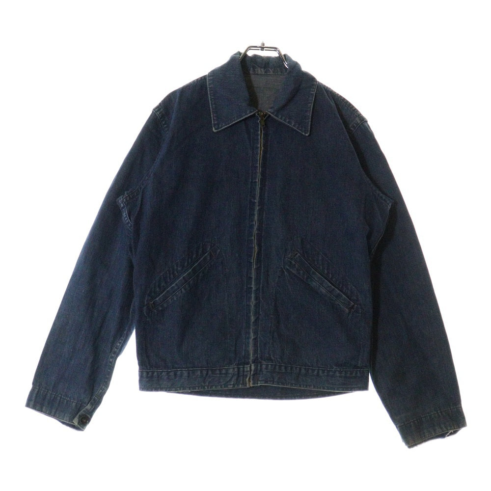 VINTAGE(ヴィンテージ) 50~60S VINTAGE ZIP-UP DENIM JACKET ヴィンテージ ジップアップ 棒タロン デニムジャケット インディゴ