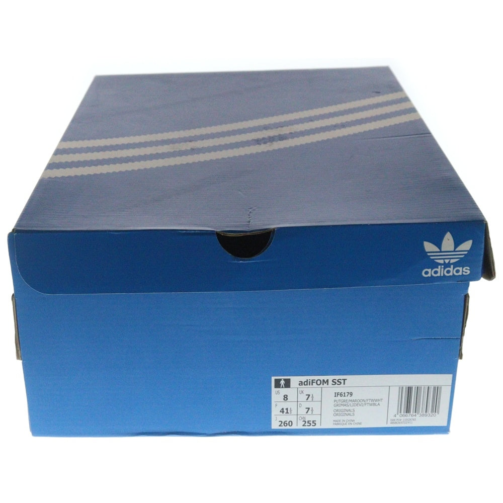 adidas(アディダス) ADIFOM SST GRAY ONE NIGHT INDIGO CIOUD WHITE アディフォーム 厚底サンダル グレー/ホワイト US8/26cm IF6179