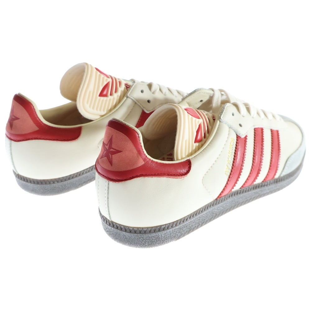 adidas(アディダス) SAMBA CLASSIC OG SCARLET GRANITE サンバ クラシック スカーレット グラナイト ローカットスニーカー レッド/ベージュ US8/26cm CQ2216