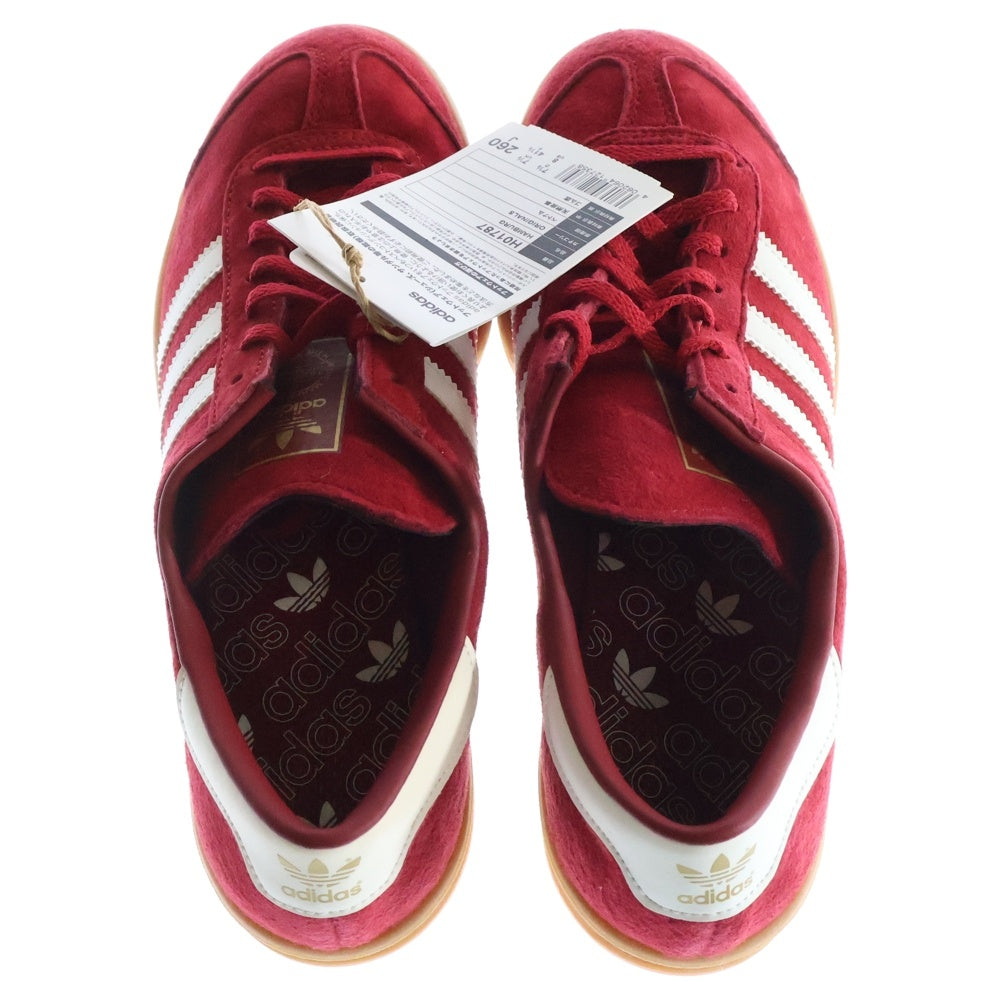 adidas(アディダス) HAMBURG TMVIRE ハンブルグ チームビクトリー ローカットスニーカー レッド US8/26cm H01787