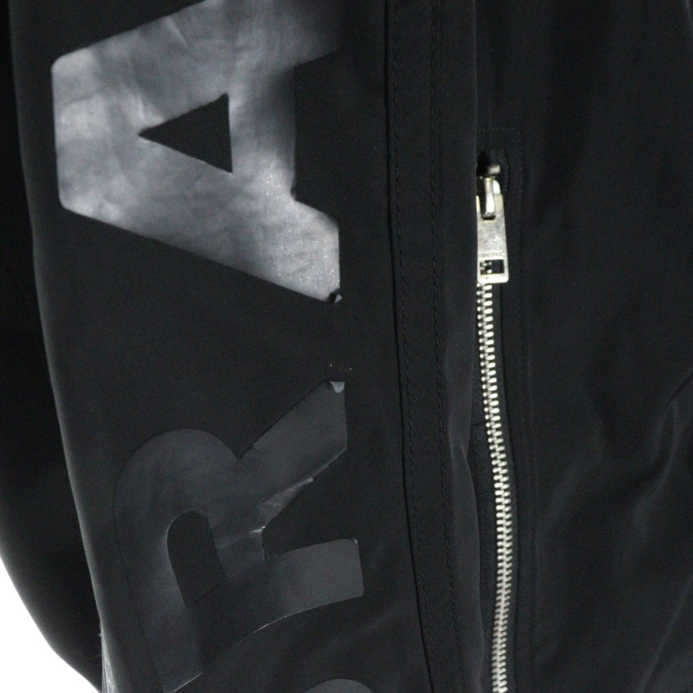 DIESEL(ディーゼル) J-MEXIC スリーブプリント シングルライダースジャケット ブラック 00SH1U