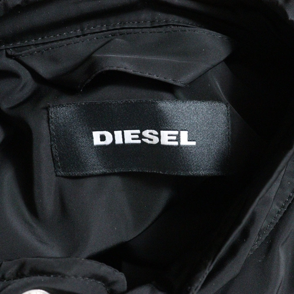 DIESEL(ディーゼル) J-MEXIC スリーブプリント シングルライダースジャケット ブラック 00SH1U