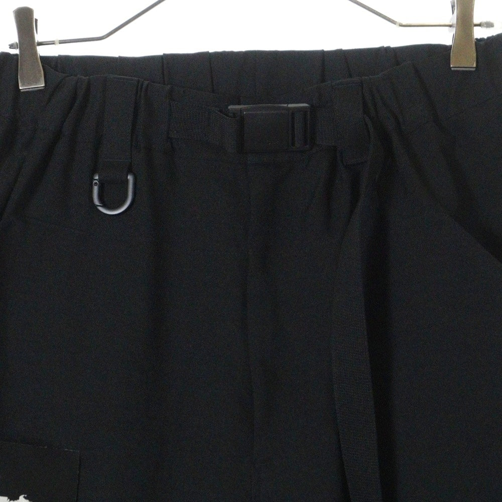 Y-3(ワイスリー) 25SS SPORTS UNIFORM PATCH PANTS スポーツ ユニフォーム グラフィックロゴ パッチ ワイドパンツ ブラック JN3704