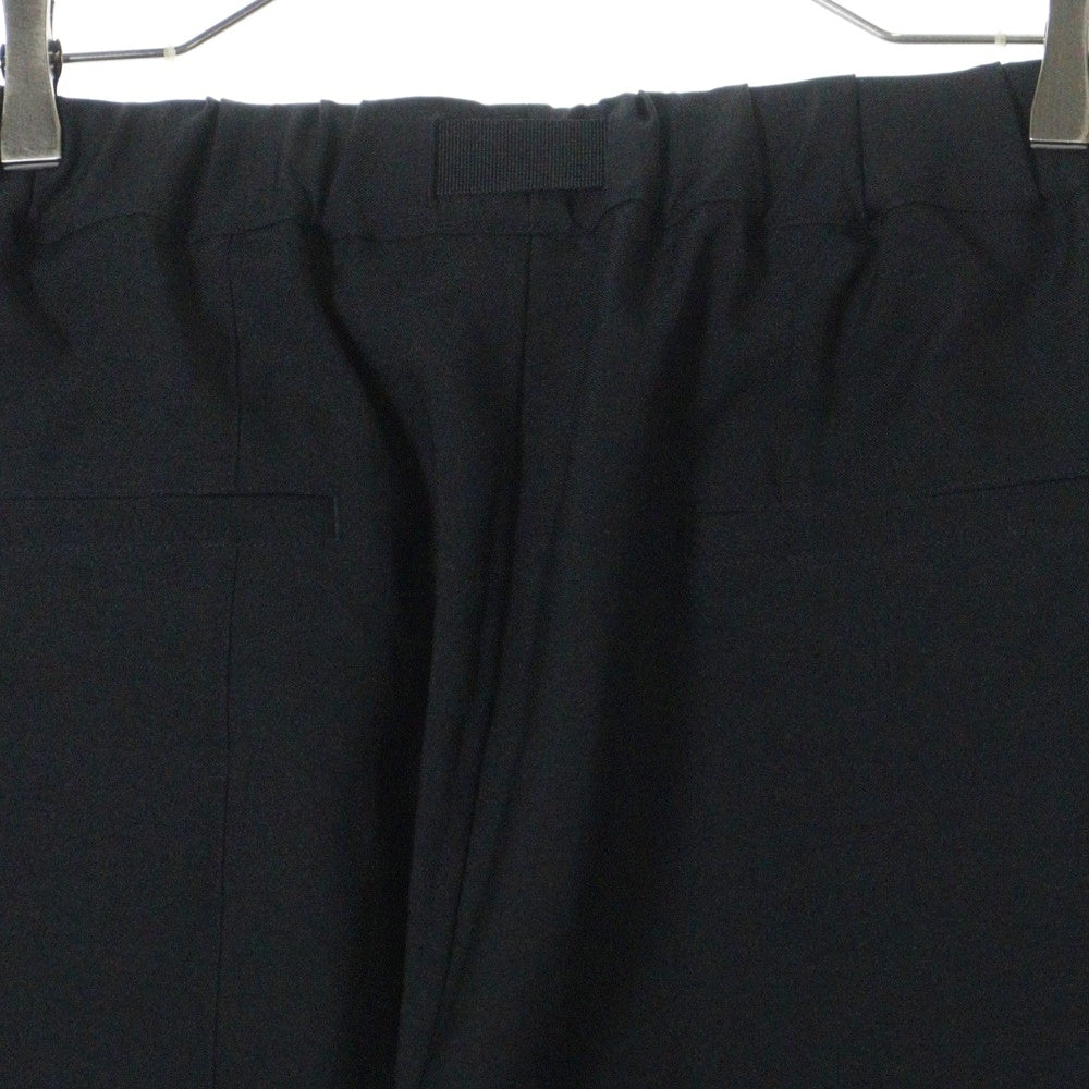 Y-3(ワイスリー) 25SS SPORTS UNIFORM PATCH PANTS スポーツ ユニフォーム グラフィックロゴ パッチ ワイドパンツ ブラック JN3704