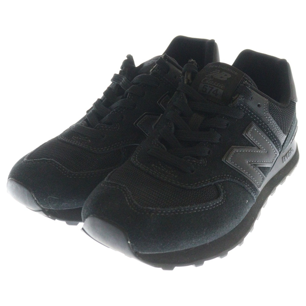 New Balance(ニューバランス) ML574ETE スエード ローカットスニーカー ブラック US8/26cm