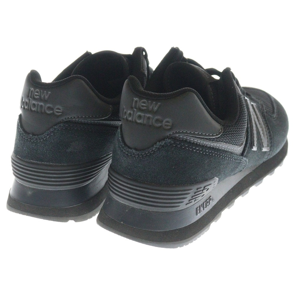New Balance(ニューバランス) ML574ETE スエード ローカットスニーカー ブラック US8/26cm