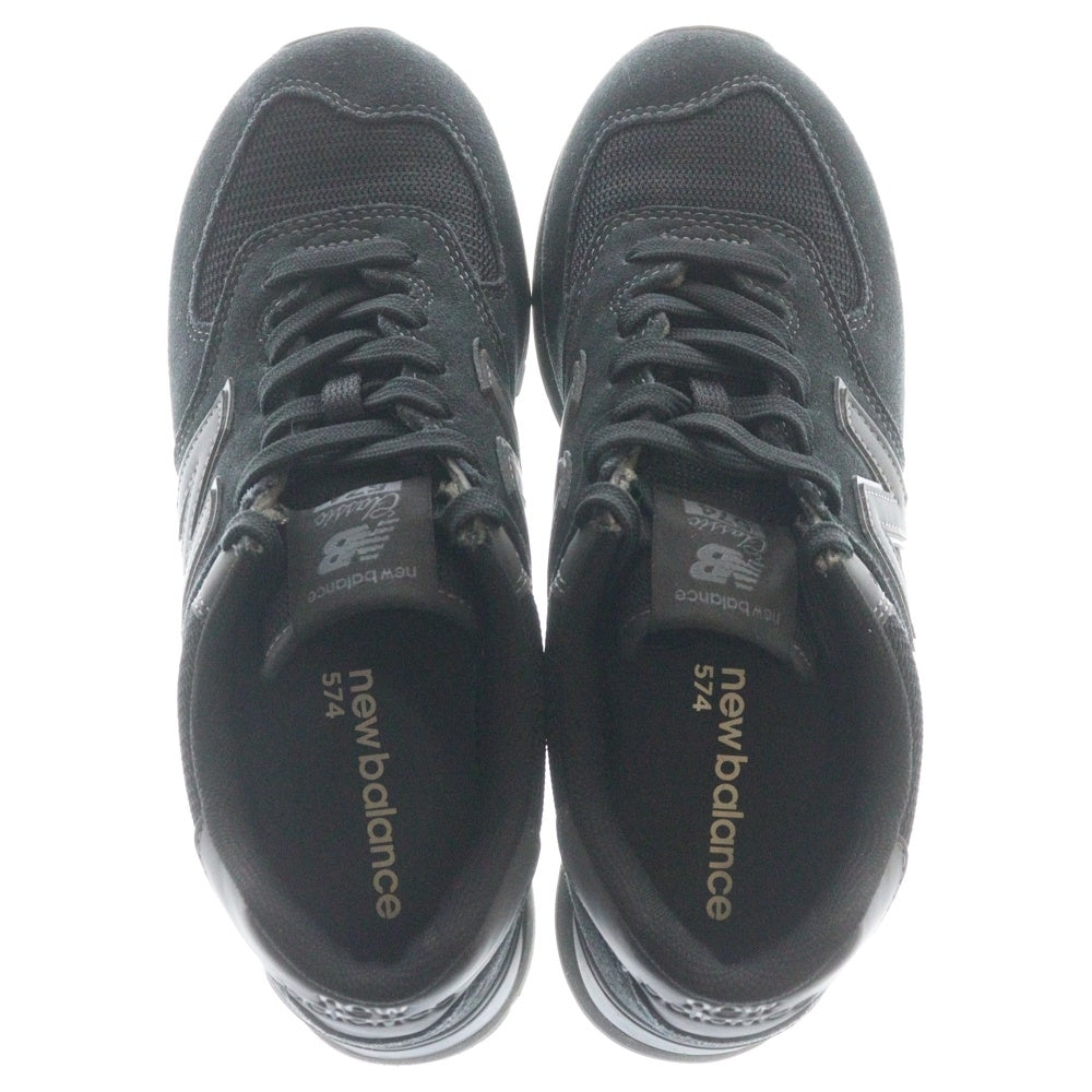 New Balance(ニューバランス) ML574ETE スエード ローカットスニーカー ブラック US8/26cm