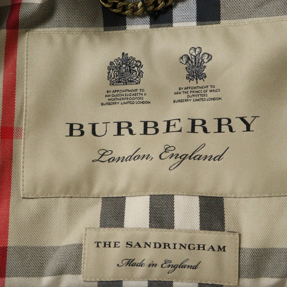 BURBERRY(バーバリー) ノバチェック ライニング ショート トレンチコート ベージュ 3900452