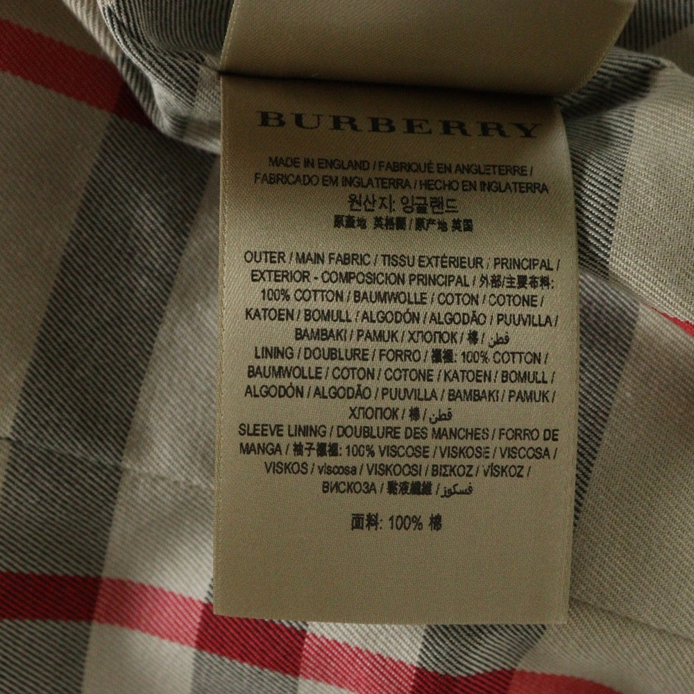 BURBERRY(バーバリー) ノバチェック ライニング ショート トレンチコート ベージュ 3900452