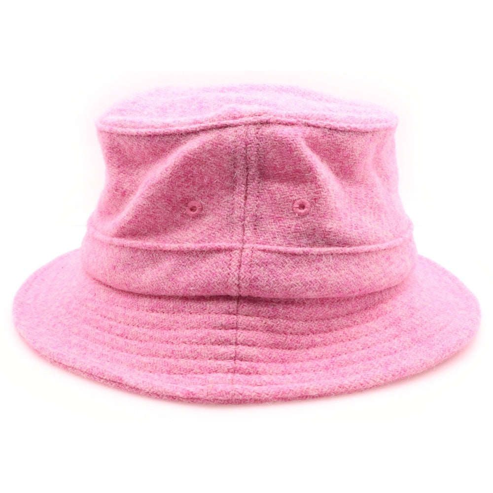 SUPREME(シュプリーム) 21AW Harris Tweed Classic Logo Crusher Hat ハリスツイード クラシックロゴ クラッシャーハット 帽子 ピンク
