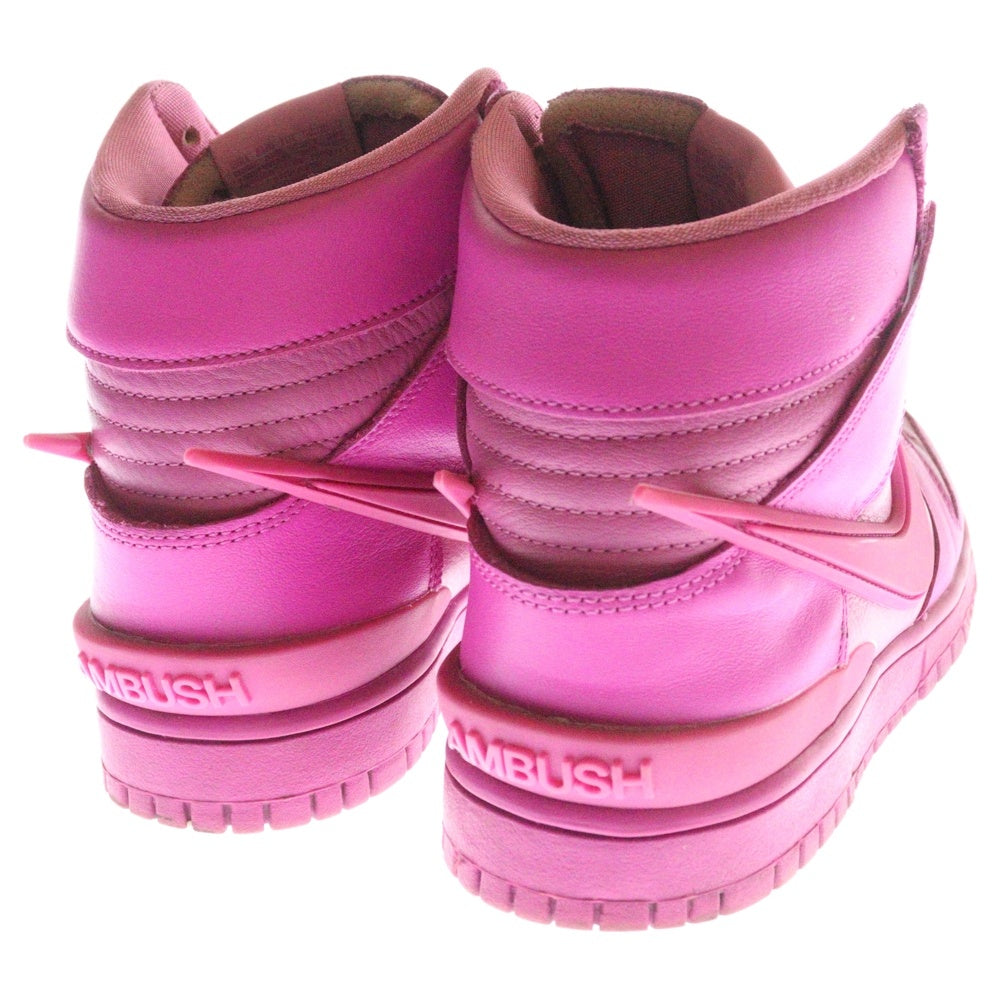 NIKE(ナイキ) ×AMBUSH DUNK HIGH PINK アンブッシュ ダンク ピンク ハイカットスニーカー ピンク レディース US6.5/24.5cm CU7544-600