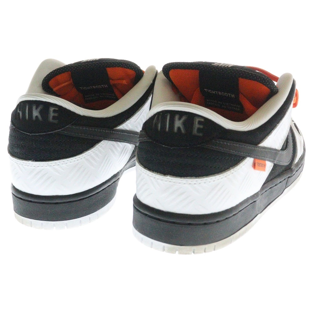 NIKE SB(ナイキエスビー) ×TIGHTBOOTH DUNK LOW PRO QS タイトブース ダンク プロ ローカットスニーカー ブラック/ホワイト US11/29cm FD2629-100