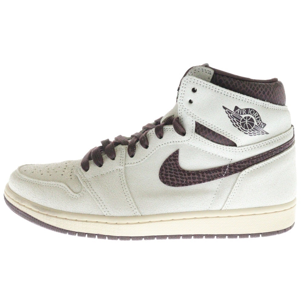 NIKE(ナイキ) ×ア マ マニエール AIR JORDAN 1 RETRO HIGH OG SAIL AND BURGUND エア ジョーダン 1 オージー セイル アンド ハイカットスニーカー US11/29cm DO7097-100