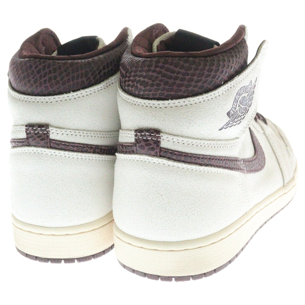 NIKE(ナイキ) ×ア マ マニエール AIR JORDAN 1 RETRO HIGH OG SAIL AND BURGUND エア ジョーダン 1 オージー セイル アンド ハイカットスニーカー US11/29cm DO7097-100