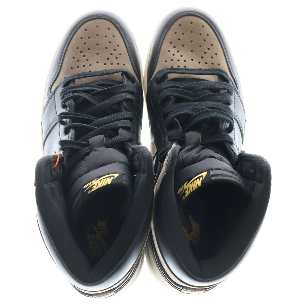 NIKE(ナイキ) AIR JORDAN 1 RETRO HIGH OG PALOMINO エア ジョーダン 1 レトロ オージー パロミノ ハイカットスニーカー ブラック/ブラウン US11.5/29.5cm DZ5485-020