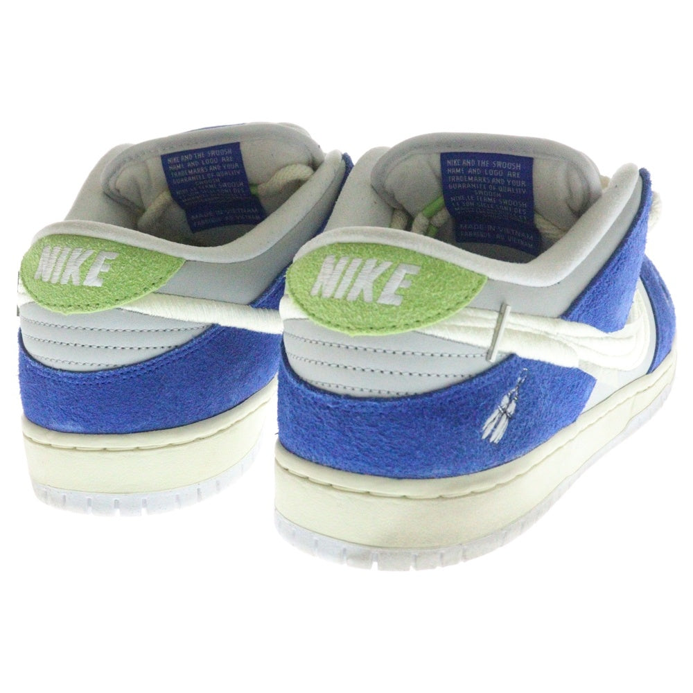 NIKE SB(ナイキエスビー) ×FLY STREETWEAR SB DUNK LOW GARDENIA フライ ストリートウェア エスビー ダンク ガーデニア ローカットスニーカー ブルー/ホワイト US11/29cm DQ5130-400