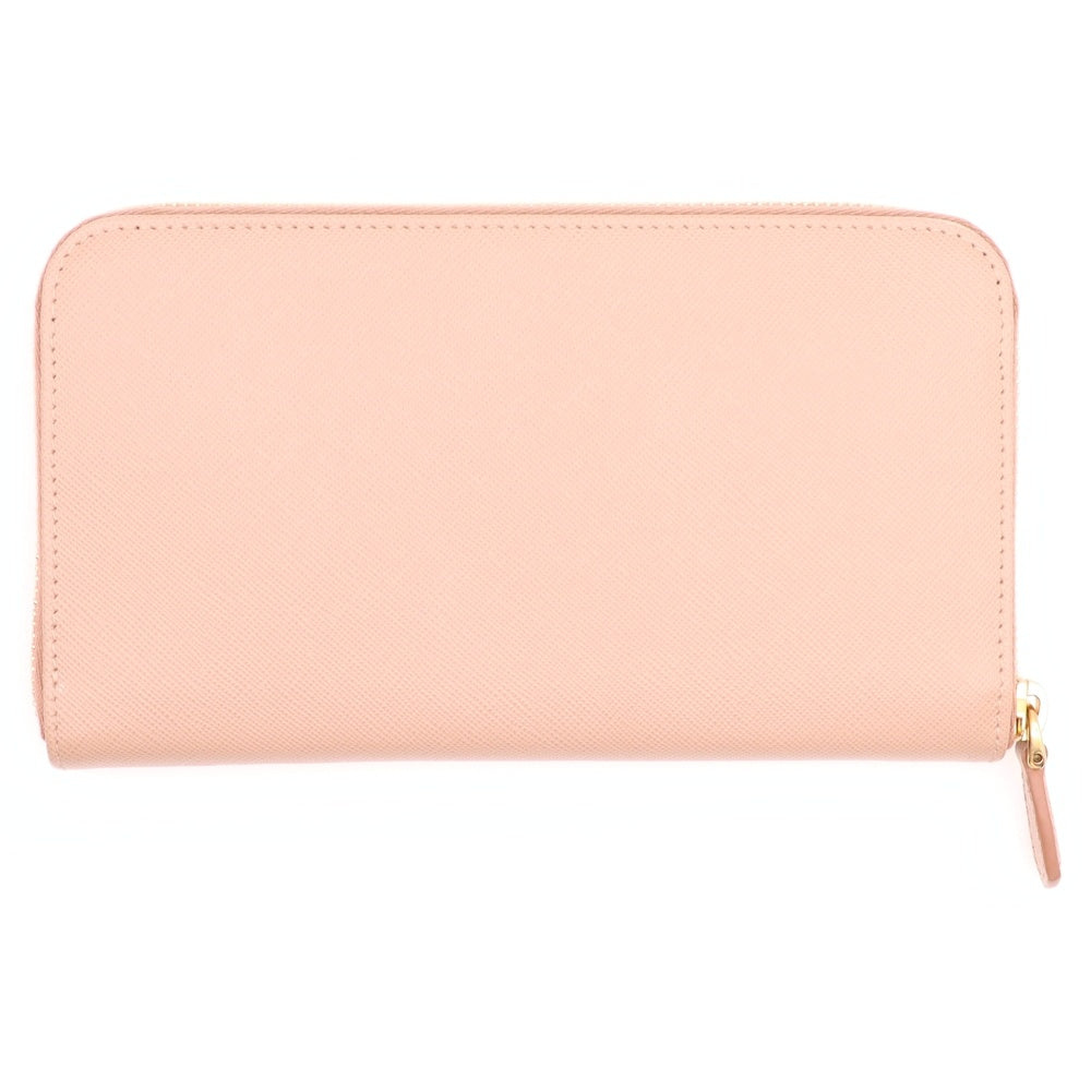 PRADA(プラダ) SAFFIANO サフィアーノ ラウンドジップ ロングウォレット 長財布 レディース ピンク 1M0506