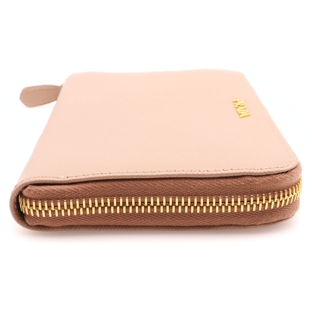 PRADA(プラダ) SAFFIANO サフィアーノ ラウンドジップ ロングウォレット 長財布 レディース ピンク 1M0506