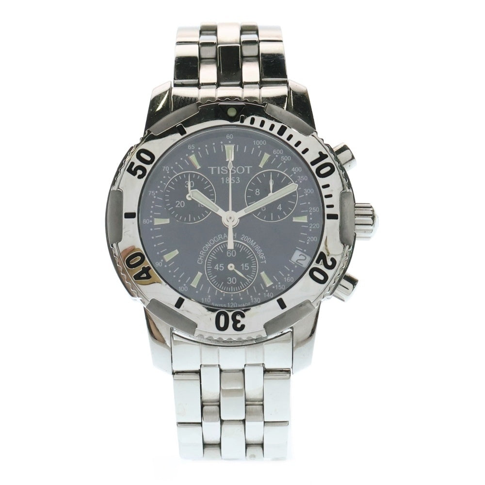 TISSOT(ティソ) PRS200 ステンレススチール クロノグラフ クォーツ 腕時計 シルバー