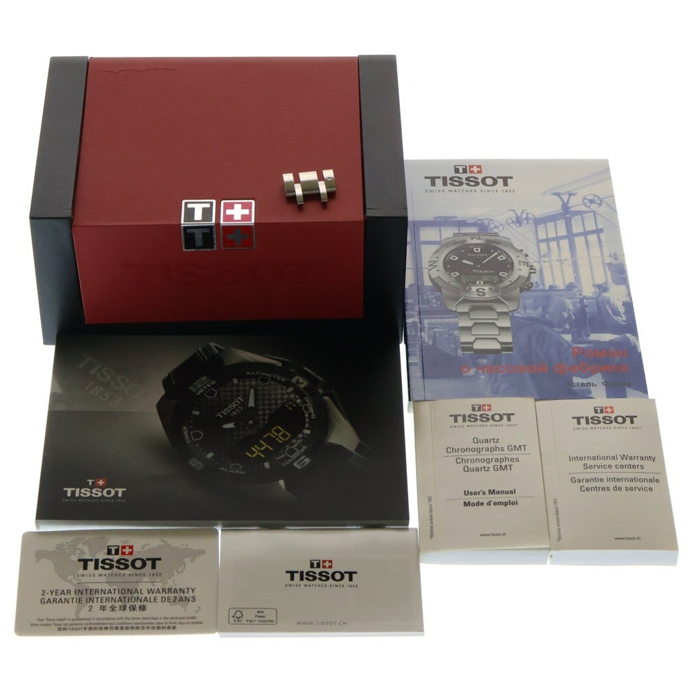 TISSOT(ティソ) PRS200 ステンレススチール クロノグラフ クォーツ 腕時計 シルバー