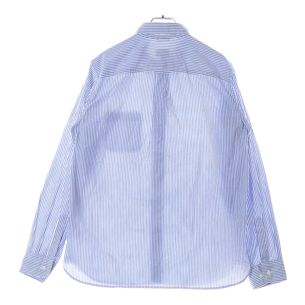 HELLY HANSEN(ヘリーハンセン) ストライプ柄 長袖ボタンダウンシャツ ブルー HZ41701