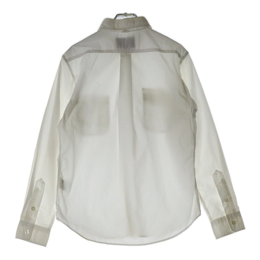 THE NORTH FACE PURPLE LABEL(ノースフェイスパープルレーベル) STRETCH BROAD SHIRT ストレッチボードシャツ 長袖ボタンダウンシャツ ホワイト NT3450N