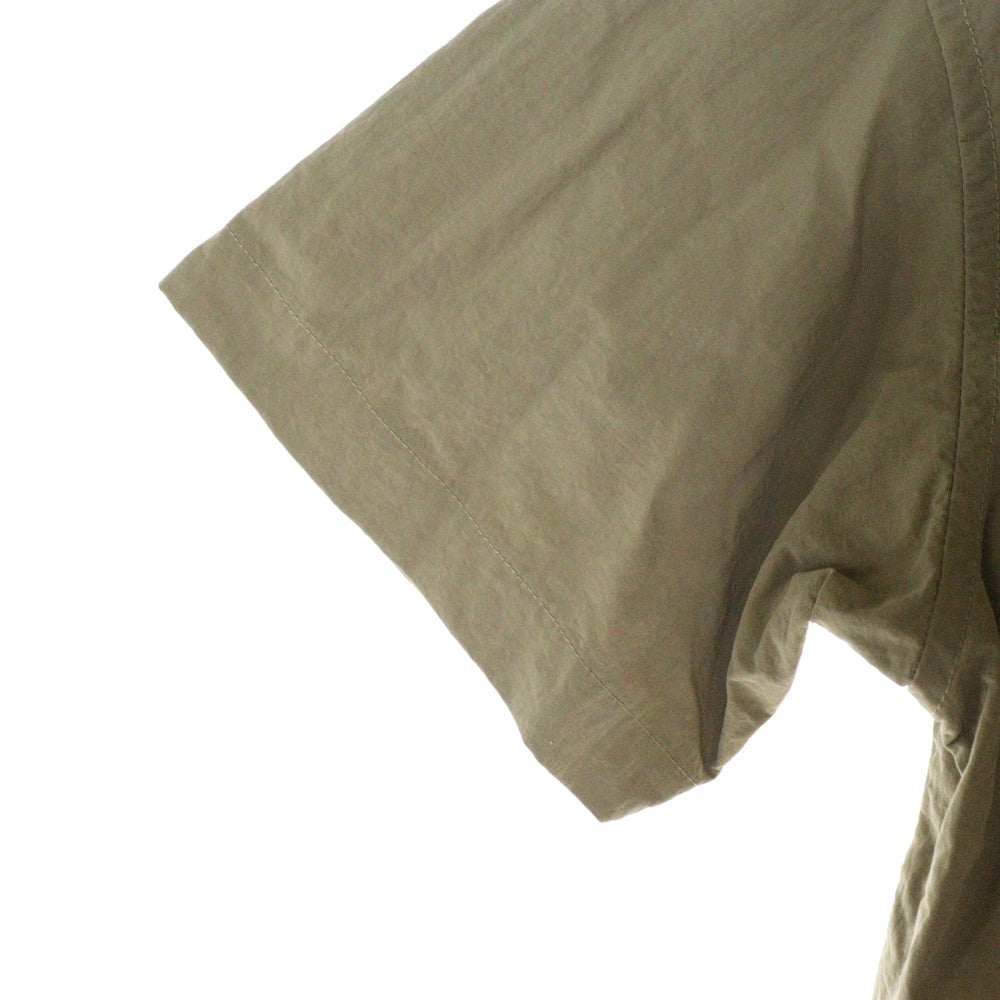 HELLY HANSEN(ヘリーハンセン) S/S BASK SHIRTS バスクシャツ 半袖ナイロンオープンカラーシャツ レディース ベージュ HOE42302