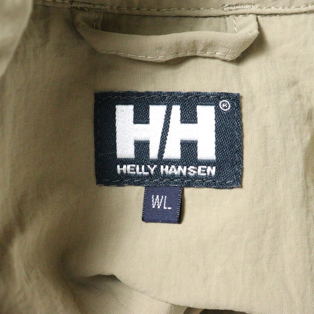 HELLY HANSEN(ヘリーハンセン) S/S BASK SHIRTS バスクシャツ 半袖ナイロンオープンカラーシャツ レディース ベージュ HOE42302