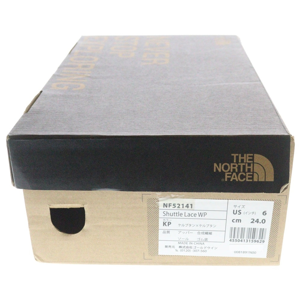THE NORTH FACE(ザノースフェイス) シャトル レース ウォータープルーフ ローカットスニーカー レディース カーキ US6/24cm NFW52141