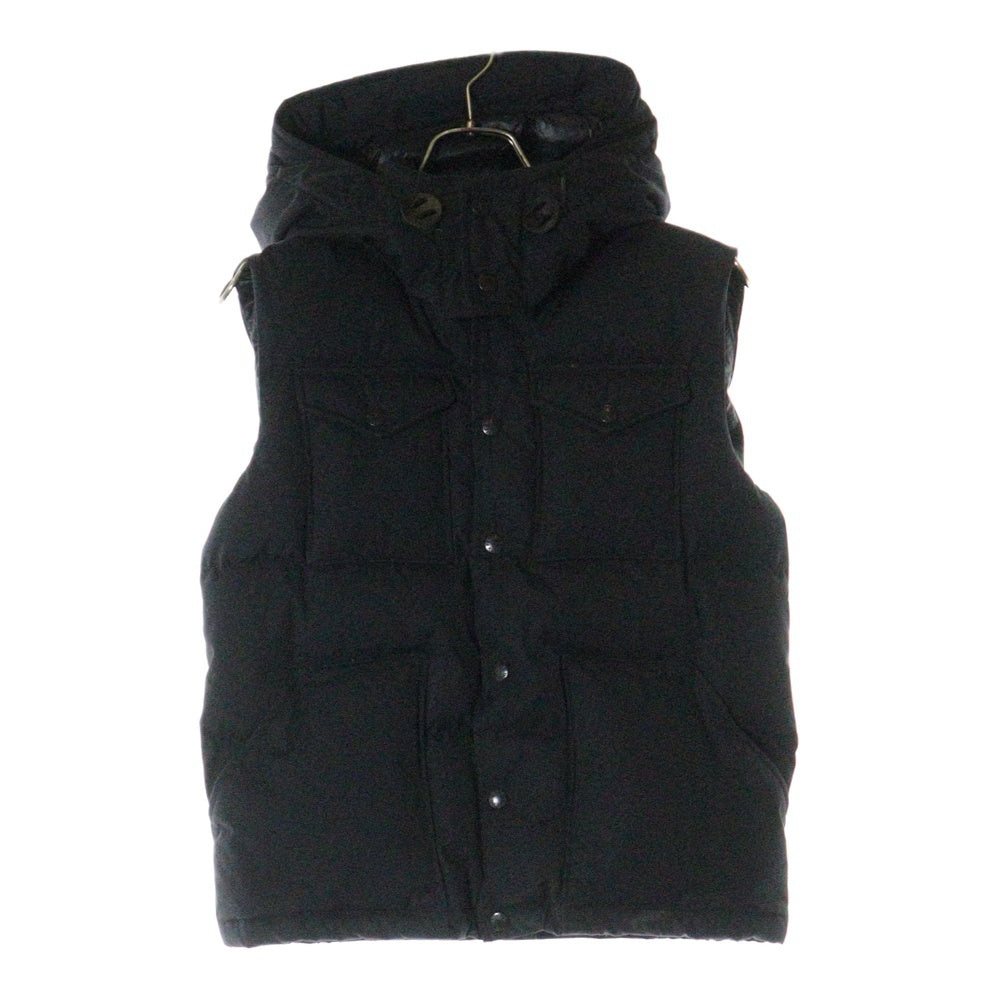 THE NORTH FACE PURPLE LABEL(ノースフェイスパープルレーベル) HOODED SIERRA VEST フーテッドシエラベスト ダウンベスト レディース ブラック ND2550N