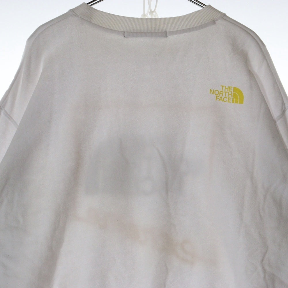 THE NORTH FACE(ザノースフェイス) EXTREME CREW エクストリーム フロントプリント クルーネックスウェットトレーナー ホワイト NT12032