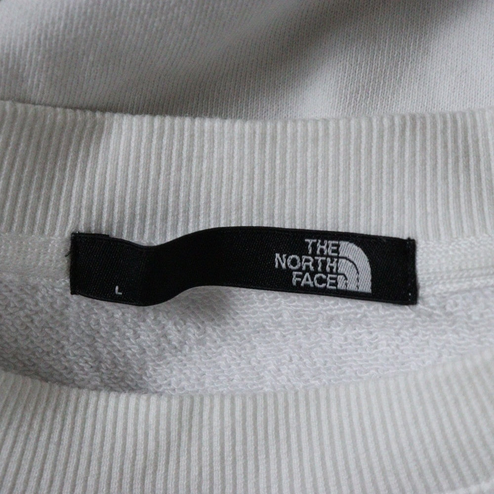 THE NORTH FACE(ザノースフェイス) EXTREME CREW エクストリーム フロントプリント クルーネックスウェットトレーナー ホワイト NT12032