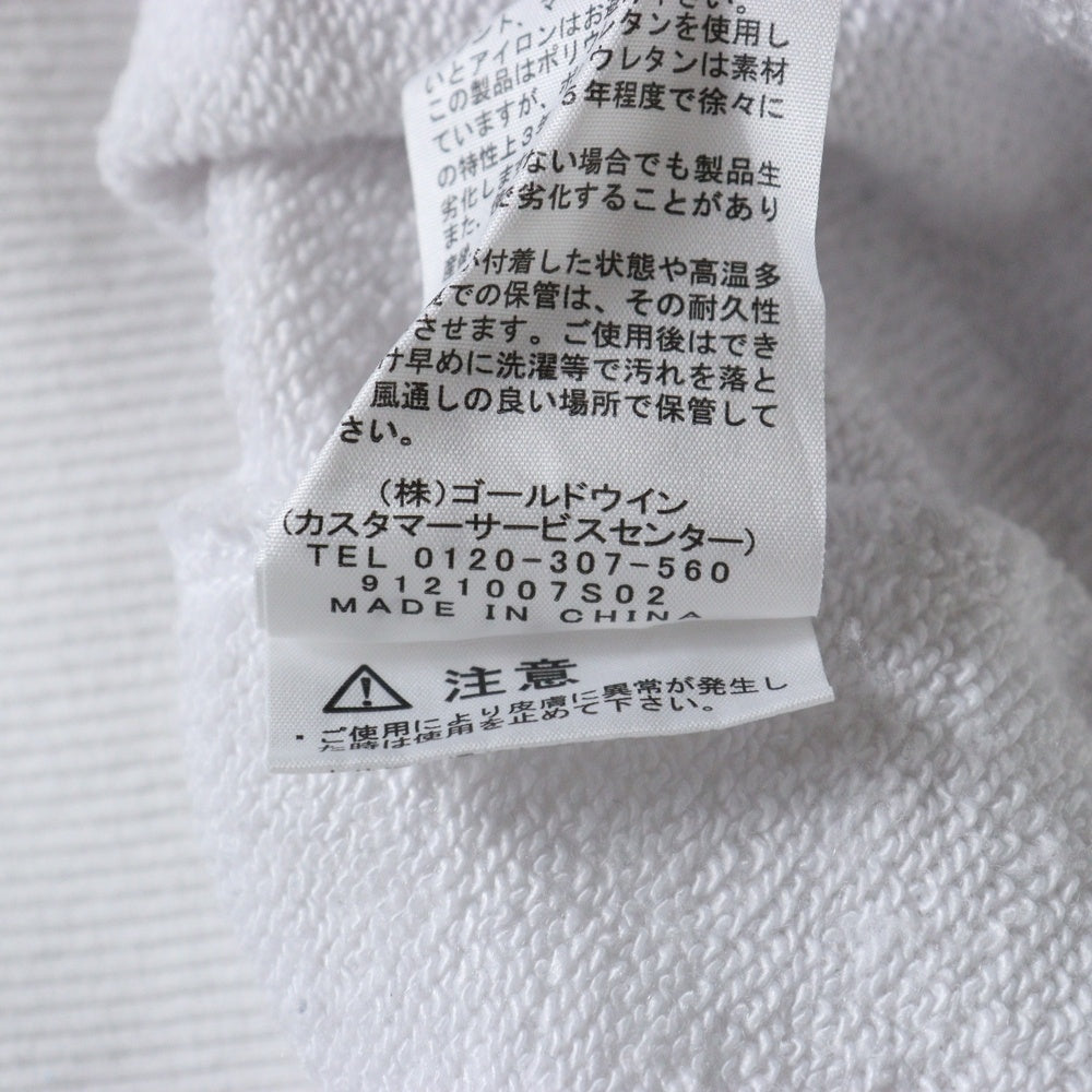 THE NORTH FACE(ザノースフェイス) EXTREME CREW エクストリーム フロントプリント クルーネックスウェットトレーナー ホワイト NT12032