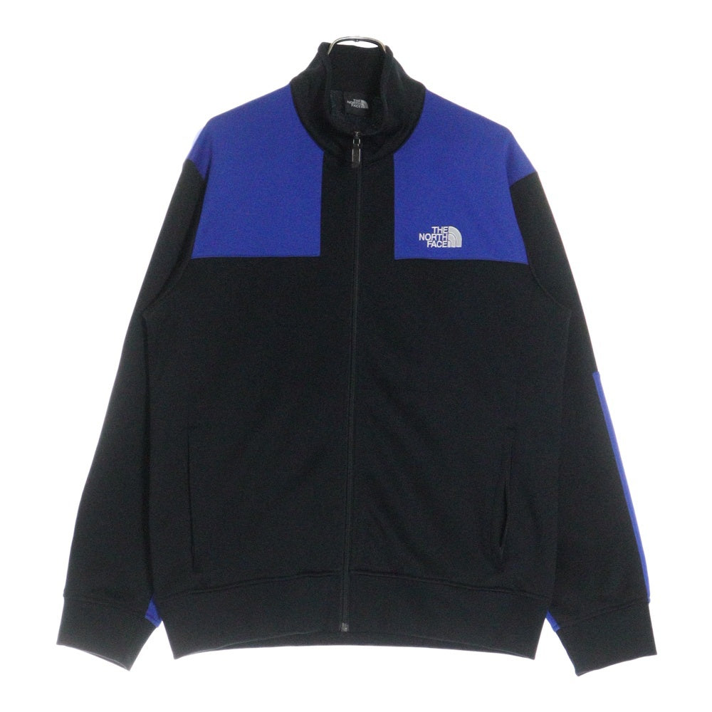 THE NORTH FACE(ザノースフェイス) JERSEY JACKET フロントロゴ ジャージジャケット ブルー/ブラック NT11950