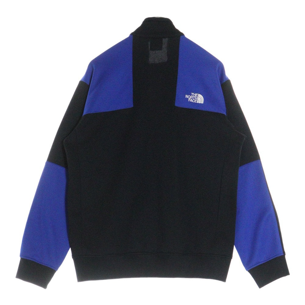 THE NORTH FACE(ザノースフェイス) JERSEY JACKET フロントロゴ ジャージジャケット ブルー/ブラック NT11950