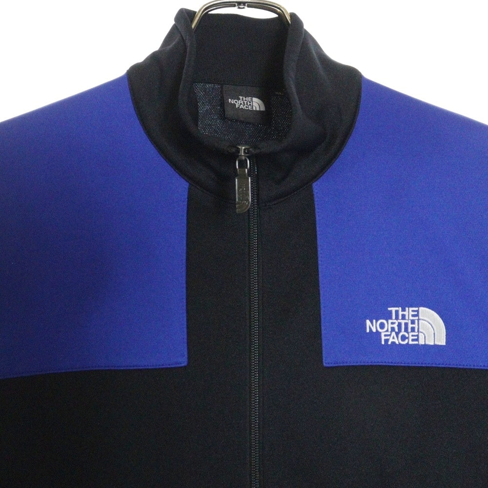 THE NORTH FACE(ザノースフェイス) JERSEY JACKET フロントロゴ ジャージジャケット ブルー/ブラック NT11950