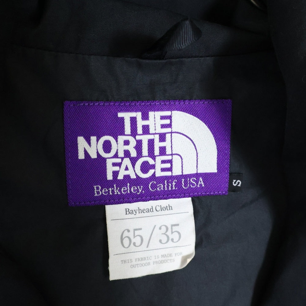 THE NORTH FACE PURPLE LABEL(ノースフェイスパープルレーベル) 65/35 MOUNTAIN COAT マルチポケット ジップアップマウンテンコート ブラック NP2556N