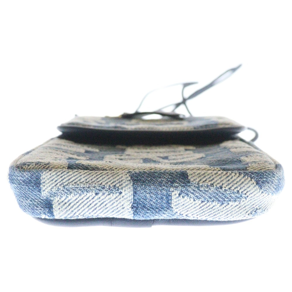 SUPREME(シュプリーム) 22SS Fat Tip Jacquard Denim Neck Pouch ファット チップ ジャガード デニム ネック ポーチ インディゴ