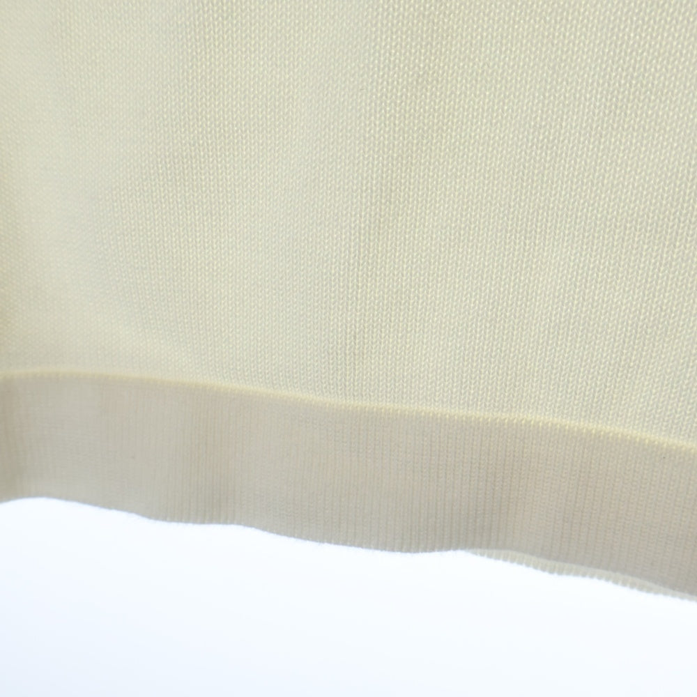 LOUIS VUITTON(ルイヴィトン) 24AW シグネチャー ロゴ刺繍付き クルーネック半袖Tシャツ カットソー ホワイト RM242Q OY8 HNN42W