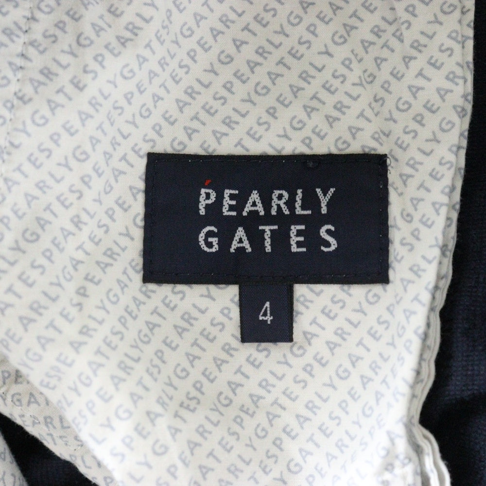 PEARLY GATES(パーリーゲイツ) ロゴ刺繍 カーゴショーツ ハーフパンツ ネイビー 053-2232605